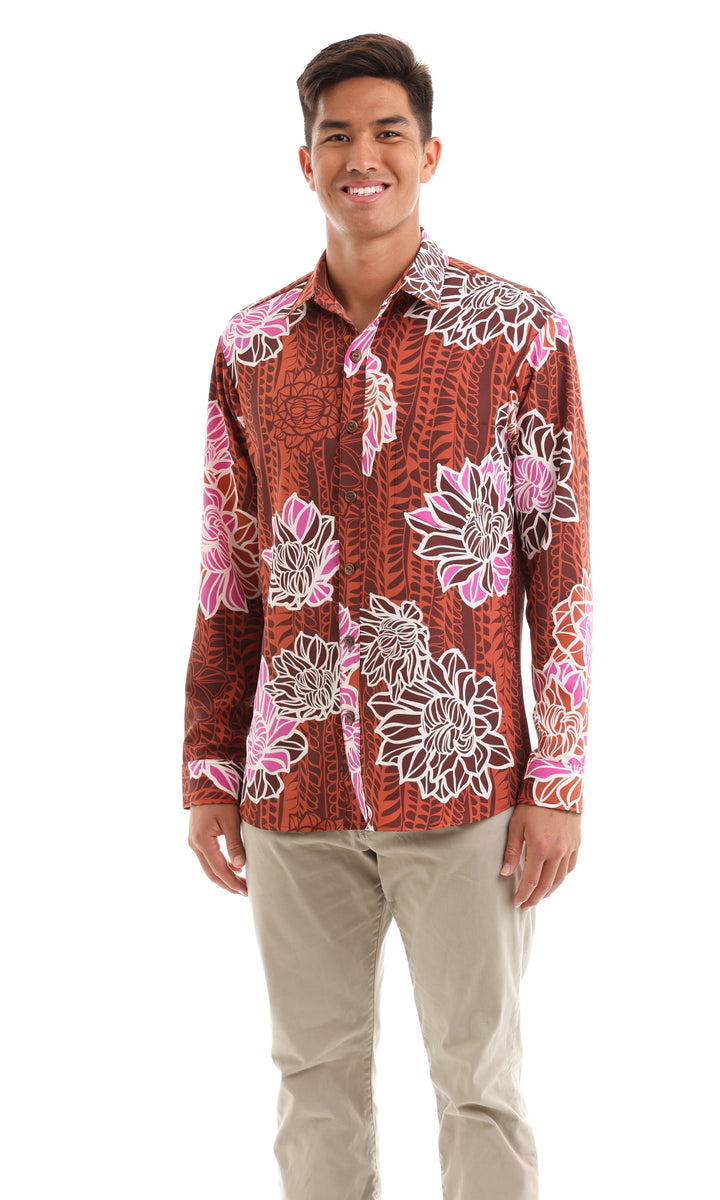 Hawaii Hangover Men's Hawaiian Shirt Aloha Shirt Floral Edge In Assorted Colors 15258660