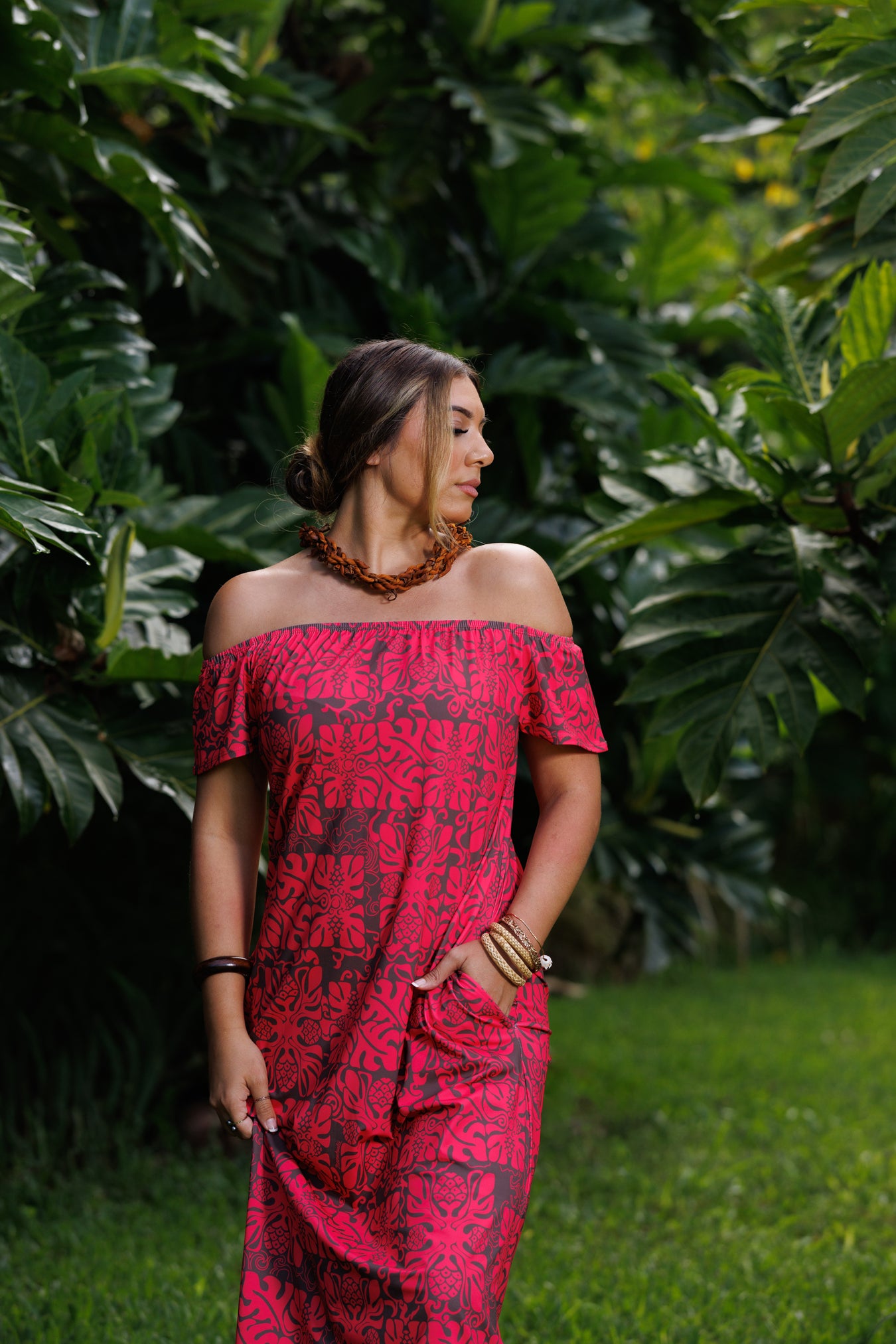 manuhealii dresses Waikiki Maxi Dress Manuheali'i