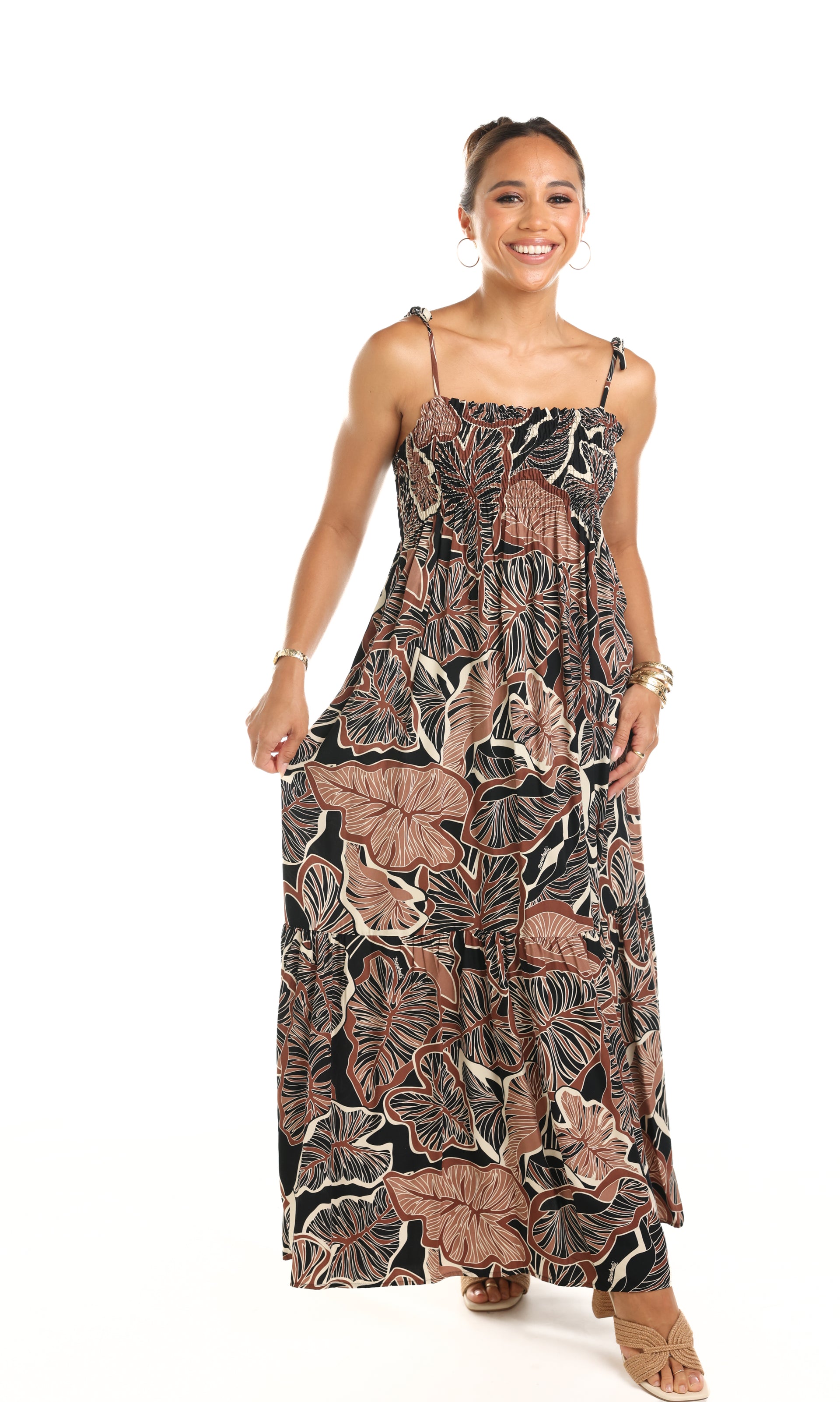 Kaimana Flounce Dress