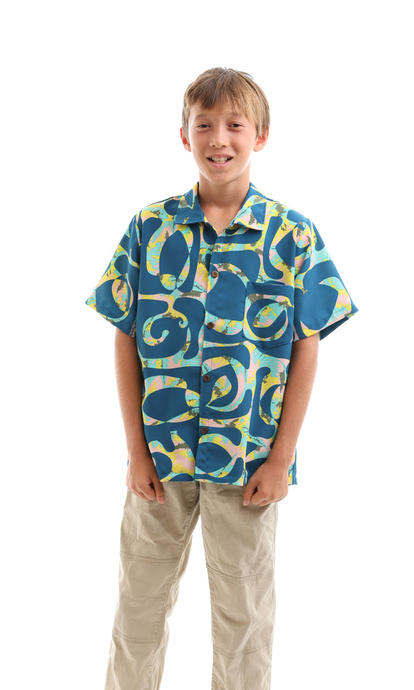 
                  
                    将图片加载到图库查看器中， Keiki Aloha Shirt
                  
                